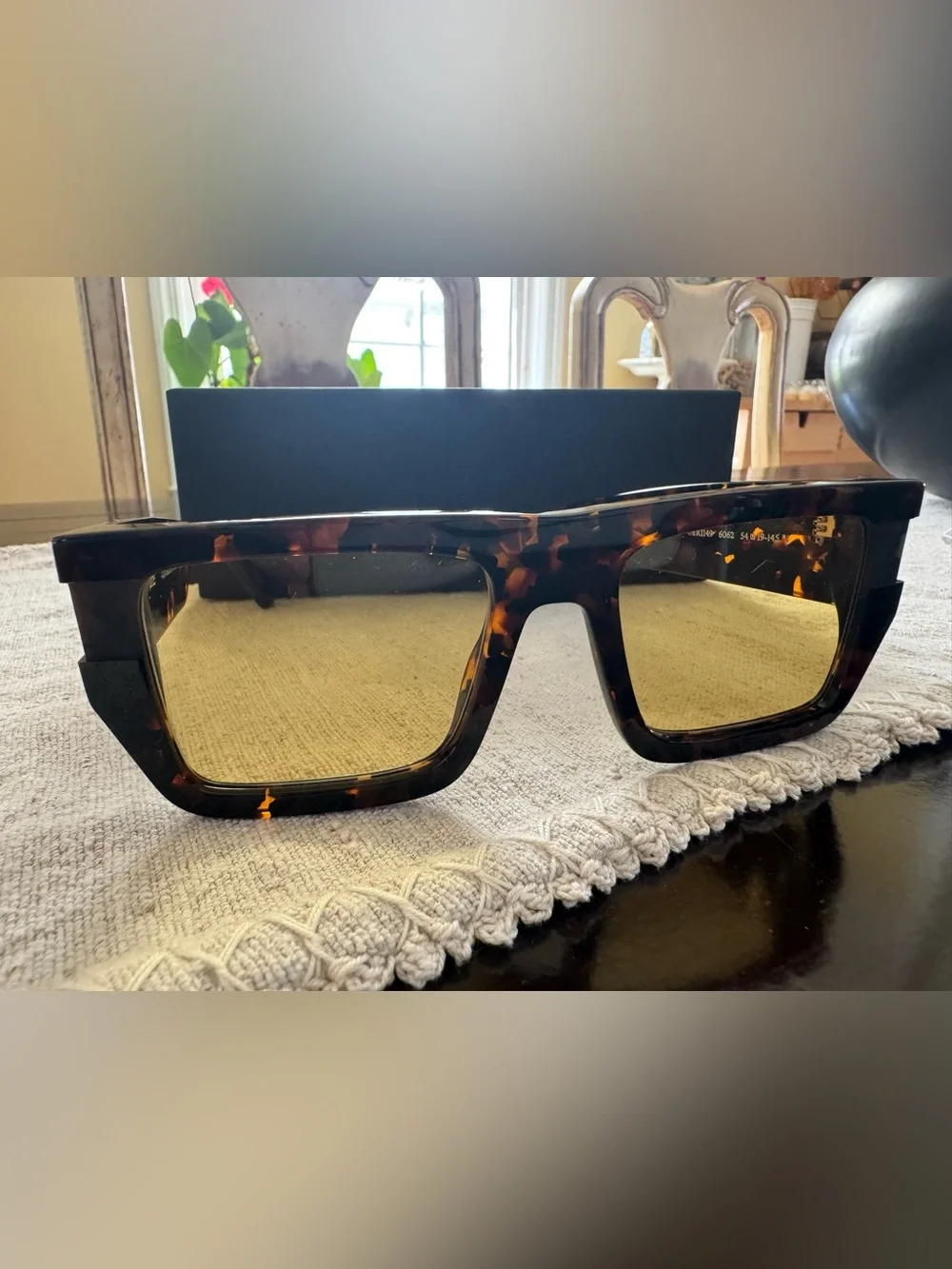 Off-White Chester Sunglasses in the Havana/Camel colorway